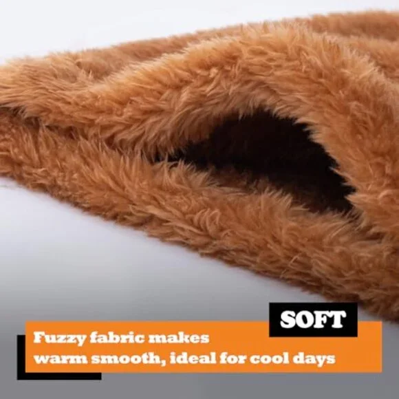 Fleece Balaclava Winter Face Mask Windproof Neck Cover Unisex One Size - Picture 4 of 7